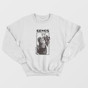 Genos One Punch Man OPM Anime Cyborg Hero Otaku Graphic Unisex Sweatshirt